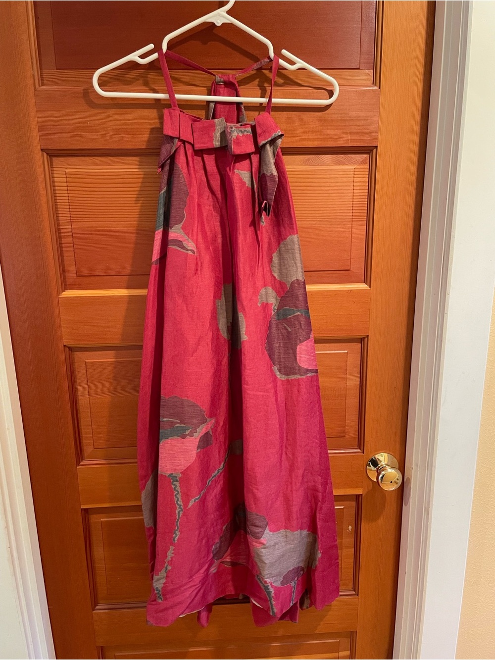 LIKE NEW - BCBGMaxAzria Dress silk and linen